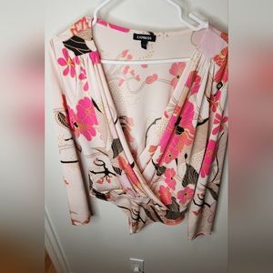 Express floral bodysuit